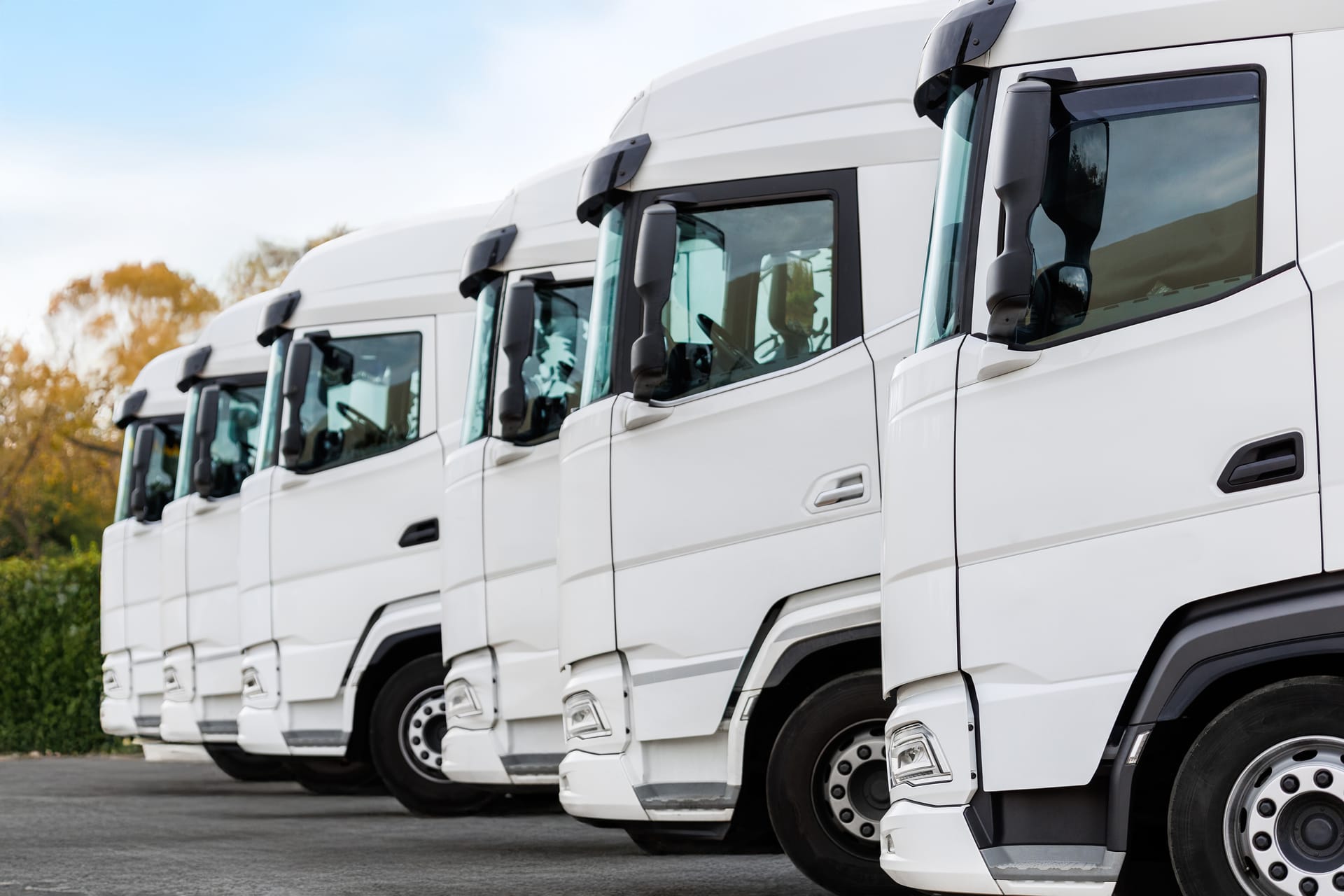 Registered modern fleet vehicles